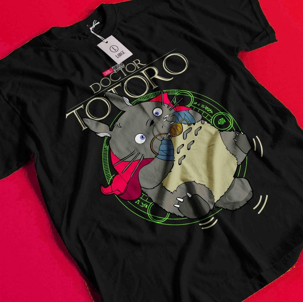 

My Neighbor Totoro T-Shirt Studio Ghibli Spirited Away Anime Gift Shirt All Size BB920 L
