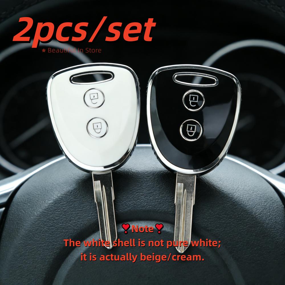 

2pcs/lot Car Key Case Covers For TOYOTA Grand New Avanza Daihatsu Xenia PERODUA Alza Myvi Axia Perodua 2 Buttons
