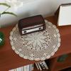 Round Oval Crochet Placemats Crochet Cotton Handmade Doilies New Table Mats