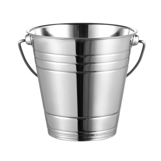 Yousheng Stainless Steel Ice Bucket, with Handle Portable Beverage Tub, Mirror Polished Durable Ice Tub, for Bars Parties KTV Beverage