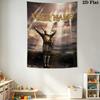 Custom Name Dark Souls Wall Tapestry Aesthetic Wall Hanging Printed Fabric Blanket Decorative Tapestries for Bedroom Living Room Home Decor