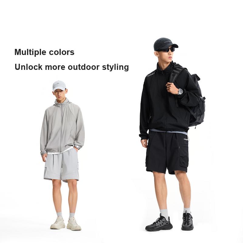 Li Ning Outdoor CF Lightweight Water-Resistant Breathable Reflective Windbreaker Jacket Unisex jackets Black AFDW217-3
