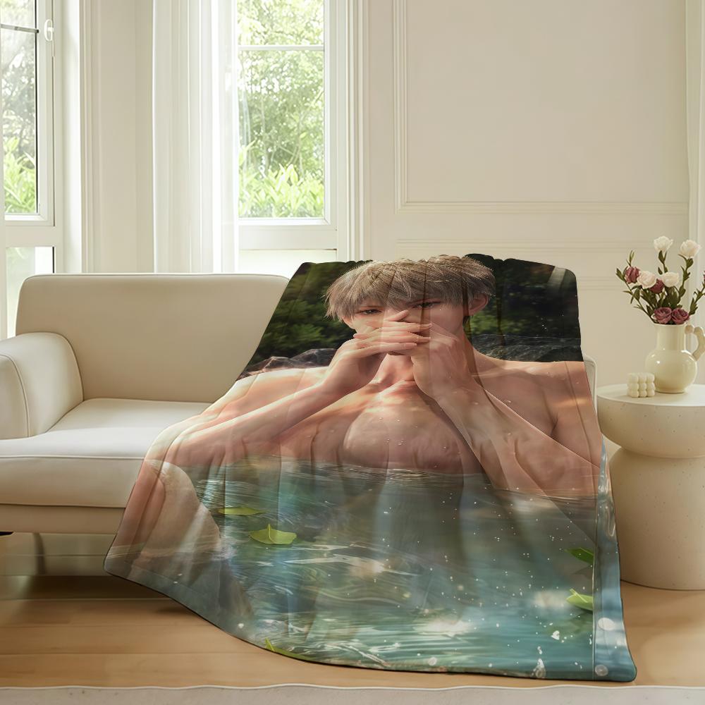 Love and Deepspace Xavier Blanket For Sofa Office Bed Plane Travel Sleep Read Relax Camping Soft And Warm