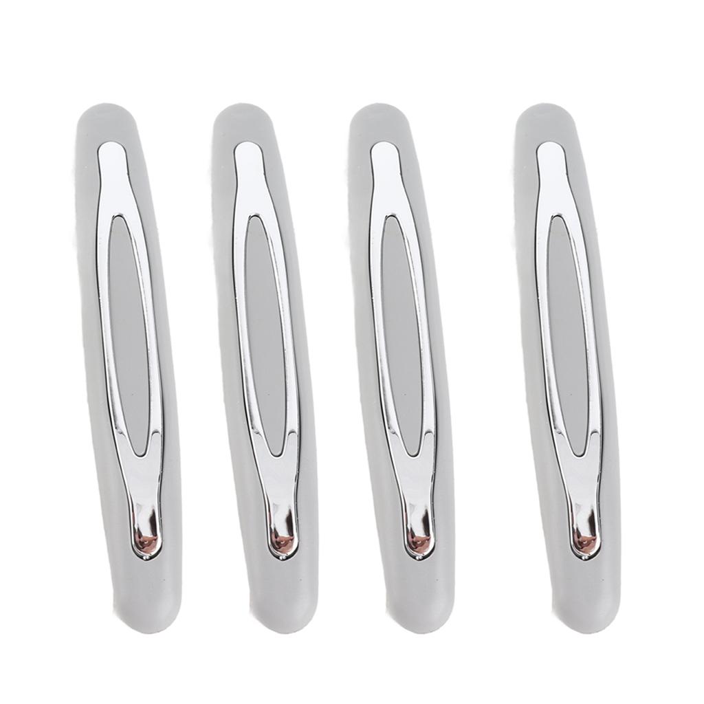 4pcs Car Door Guards Trim Cover Strip Corner Bumper Anti Collision Scratch or Black