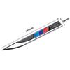 2Pcs Metal Emblem Car Mark Side Wing Badge Sticker Body Fender Decal For BMW M E46 E90 F10 F30 G20 Performance X5 E92 E87 G30