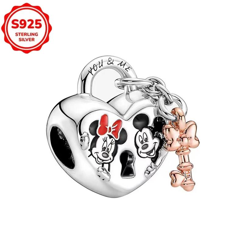 Squirrel Chip Dale Copper Witch Villians Princess Charm Bead For Women Original Bracelet Diy Jewelry Pendant Gift