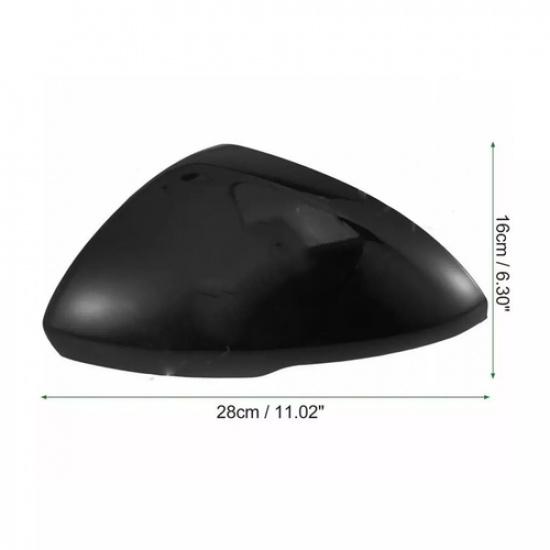 Left Side Rear View Mirror Cover Cap Trim Fit for Chevrolet Cruze 2017- Grey