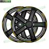 For NINJA ZZR1200 ZZR1400 ZZR1100 motorcycle 17 inch front and rear wheel decals reflective rim stickers decoration
