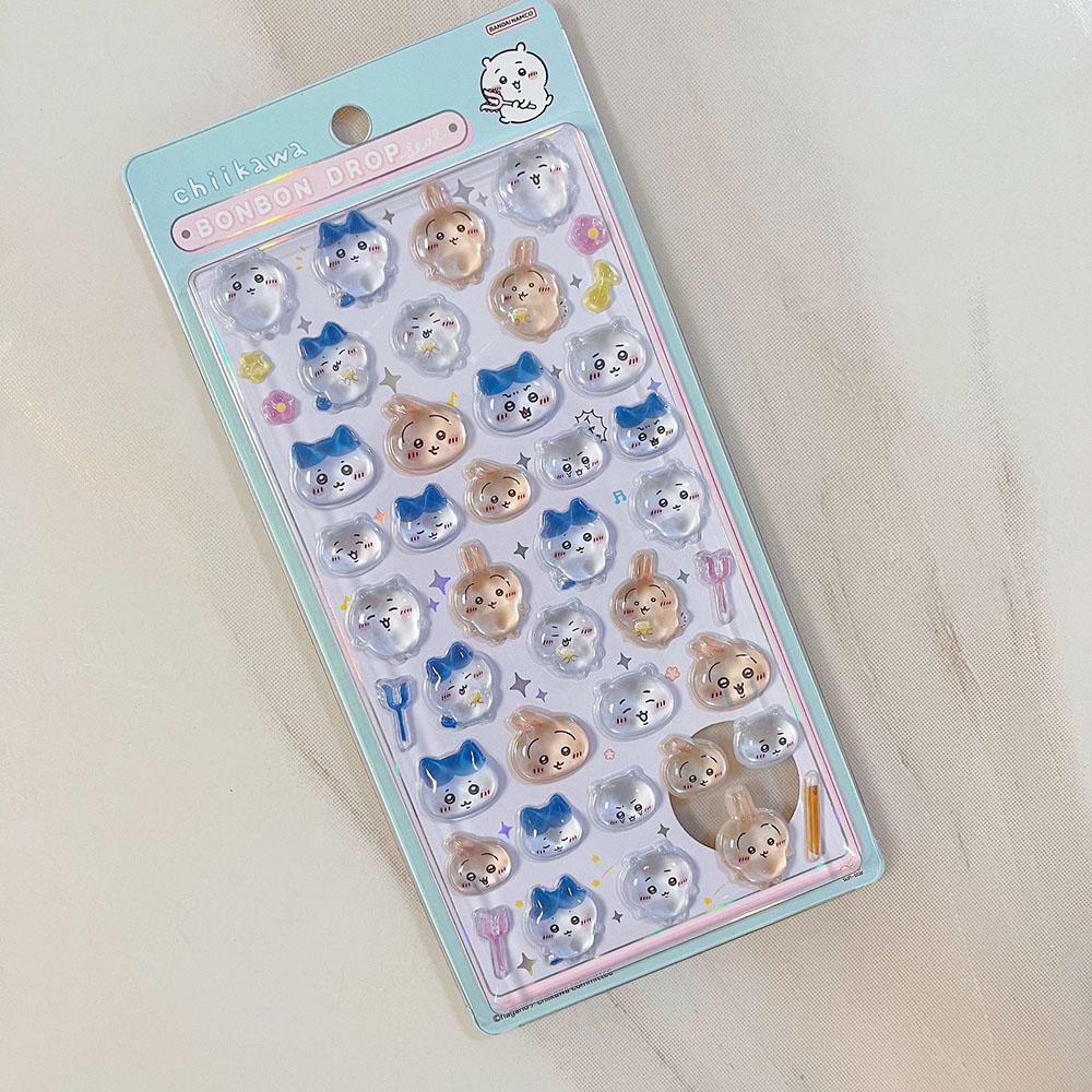 High-Quality Chiikawa High-Quality 3D High-Quality Cute High-Quality Relief High-Quality Pvc High-Quality Crystal High-Quality Waterproof