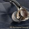 3.5mm Wired Headset Heavy Bass Stereo Earphones Music Earphones Type C Earphones  Mobile Phone
