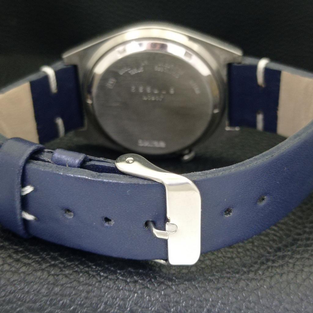 Seiko 5 AUTOMATIC 7009A JAPAN MENS VINTAGE ARABIC BLUE DIAL WATCH A702652-1 R209-a702652