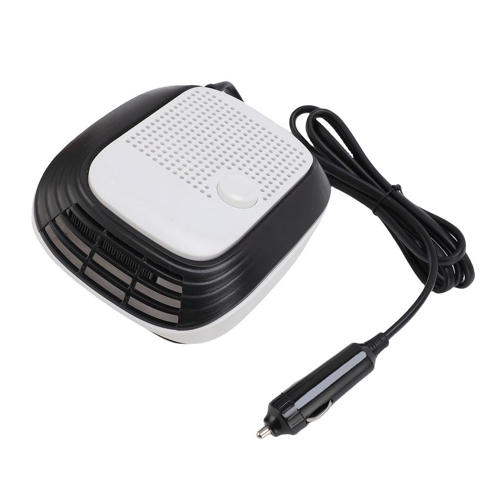 Portable Car Heater Defogger Defroster Fast Heating Plug Into Cigar Lighter for Safe Winter Driving