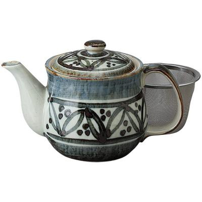 440ml Tokoname Ware Shippo with Strainer and Made In Japan Ale-net Teapot, Design, Basket,