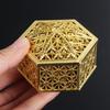 Vintage Hollow Souvenir Trinket Organizer Jewelry Storage Plastic Transparent Candy Box