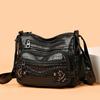 Fashionable Large-capacity Woven Crossbody Bag, Simple and Elegant Multi-layered Mom Bag