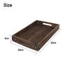 Decorative Wood Serving Tray for Ottoman Coffee Table Creative and Practical
