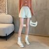 Women's High-Waisted PU Leather Shorts - Autumn/Winter 2024, Plus Size, Loose Fit, Slimming, Wide-Leg.