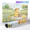 Gaming Mouse Pads P-Pokemon Psyduck Extended Anime PC Computer Gamer Anti-slip Desk Mats Offices Laptop Cute Lockedge Rubber Rug