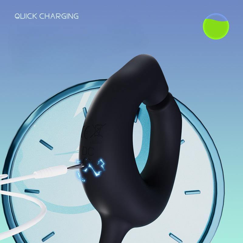 Automatic Masturbator with Remote Control - Male Locking Ring, Prostate & Anal Vibrating Massager, Butt Plug for Men & Women