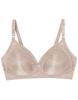 Bra Natural Molded Bra MW2110 BR [Love Body] [Wacoal] Volume-Up Women's