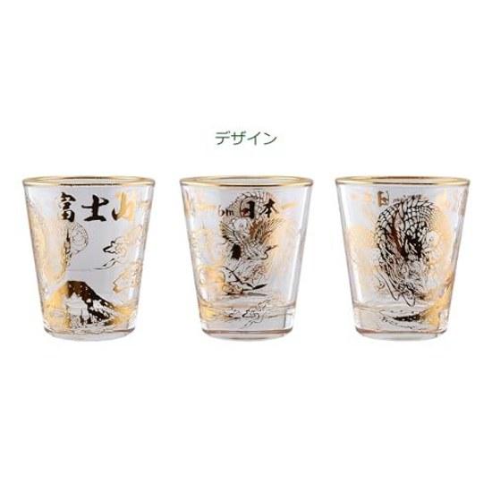 Morikuru Shot Glass Japanese Pattern GuinomI O-choko Sake Whiskey TK08-41 Mount Fuji Dragon