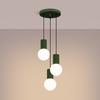 Lampa Wisząca Halo 3 G9 Zielony Oliwkowy Alu Sollux Sl.1725