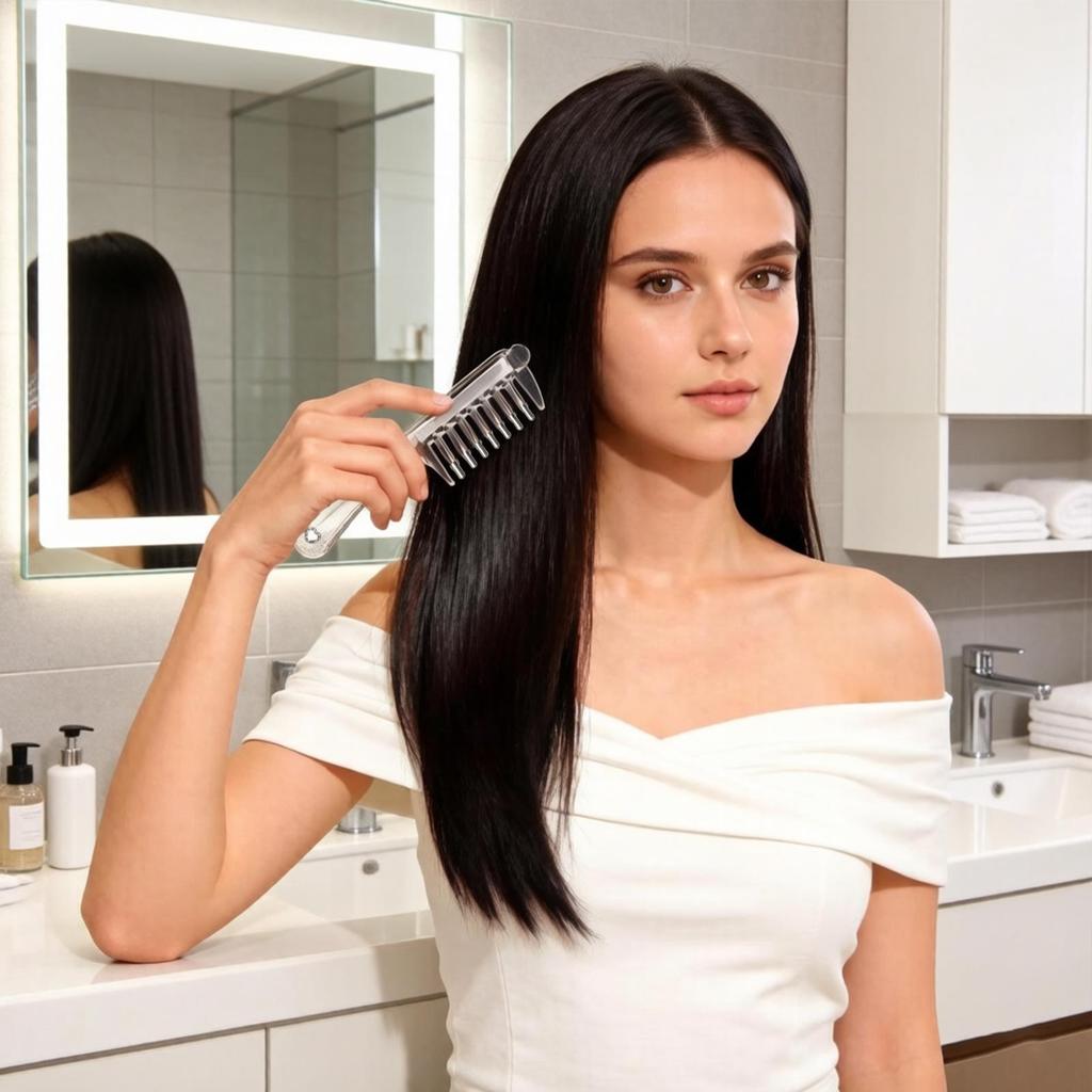 Scalp Massage Hair Oil Comb Portable Precise Root Essence Application Tool Reusable Hair Nourishing Comb For Adults Daily Hair