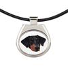 Dobermann, Doberman Pinscher, Dobie – Necklace with a geometric design and the inscription "Art-Dog" | Art-Dog