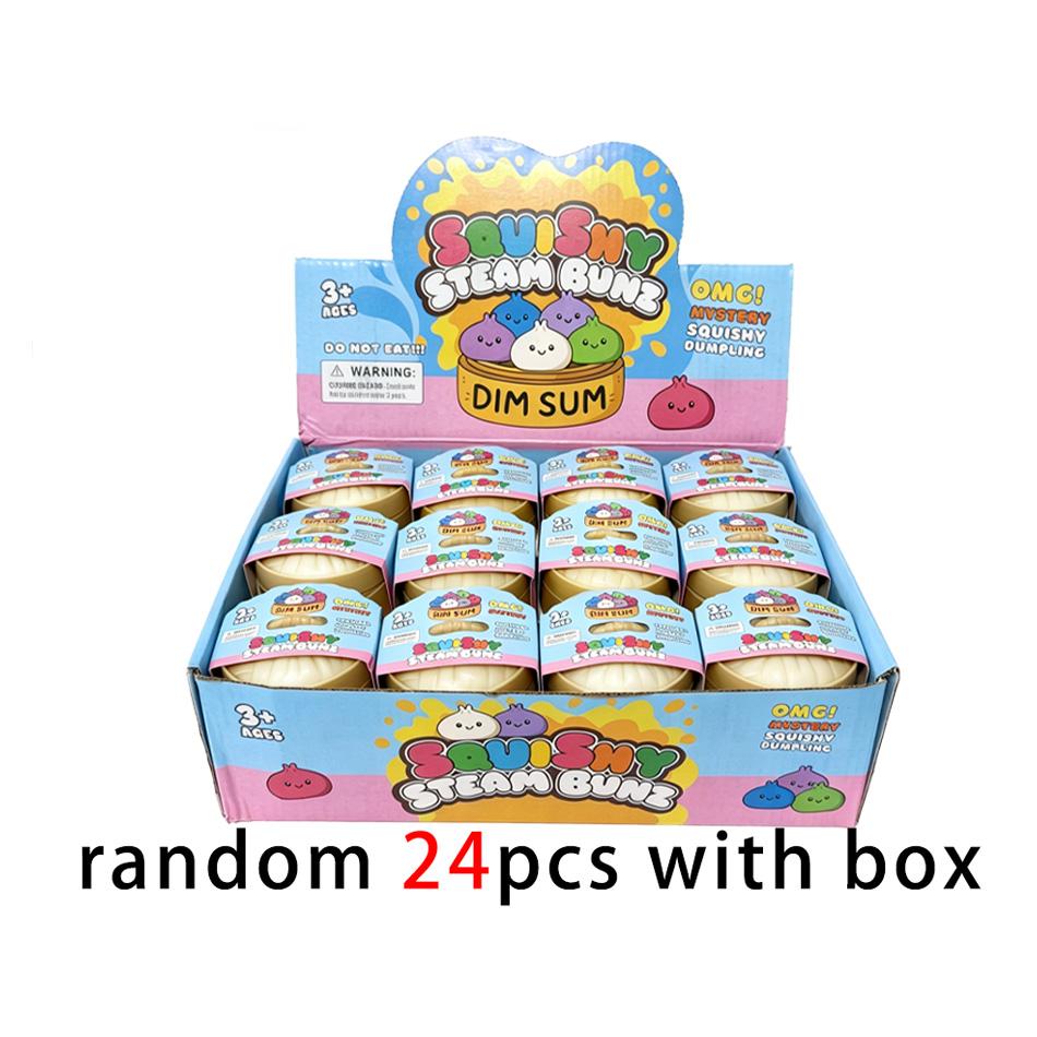 Zelta spīdīga slēptā izdevuma pelmeņu squishy