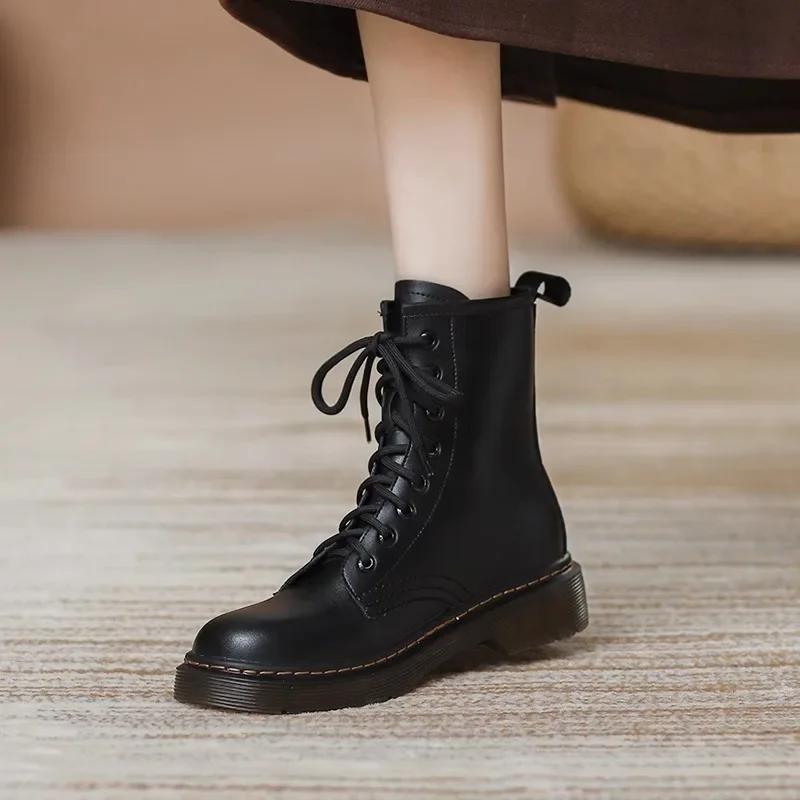 

Новые женские прогулочные туфли на платформе, модные женские ботильоны на шнуровке, бархатные ботинки, повседневные женские короткие ботинки для активного отдыха 38