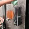 Wall Mounted Soap Dispenser with No Need for Drilling Installation, Bathroom and Kitchen Storage Organizer, Easy To Install