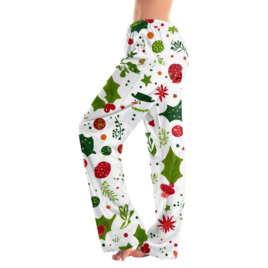Women's Fashion Loose Casual  Printed Casual Pants