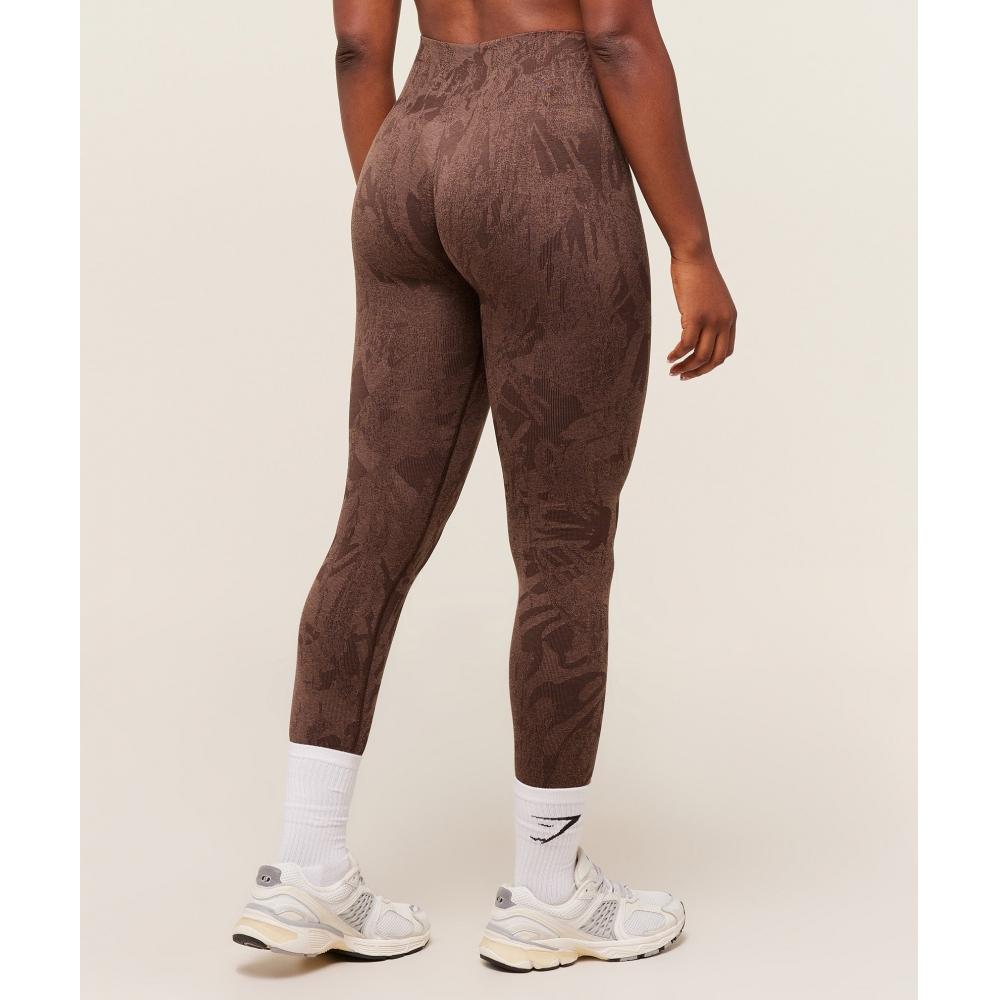 Gymshark Adapt Camo Seamless Leggings Archive Brown Soft Brown B4b8e Nc68