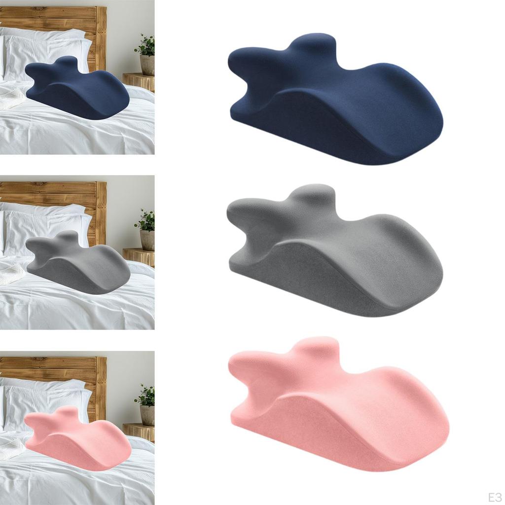 Ergonomic Bed Pillow Designed for Face Down Use with Neck Support