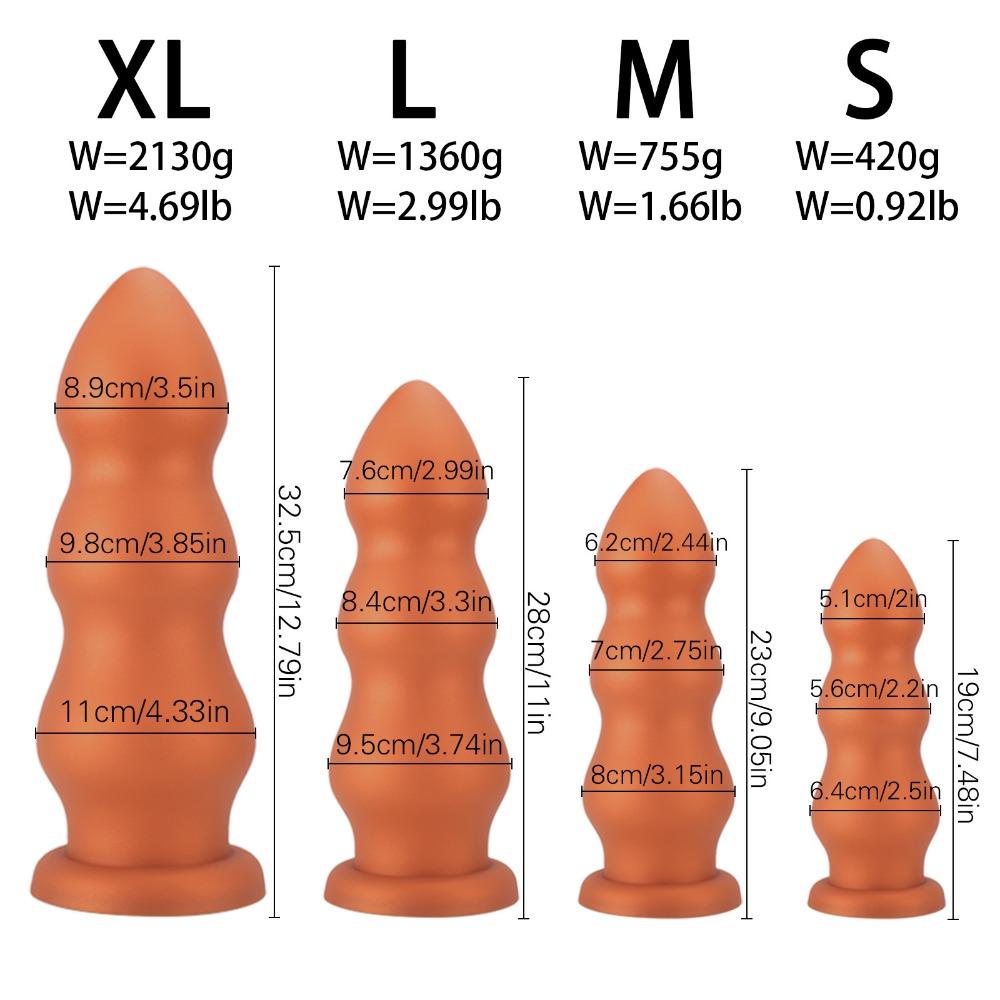 Plug Anal Extra Long Extra Large Extra Épais Dildo - Écarteur Anal pour Plaisir Climax Solo, Jouet Sexuel Postérieur Sûr pour le Corps pour Hommes & Femmes