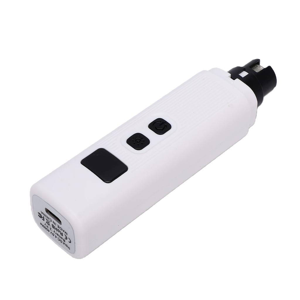 Cat Nail Trimmer Safe Cut Electric Powerful Rechargeable 2 Speeds Dog Nail Clipper with LED Lights for Home Travel