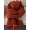 100 pure wool scarves~ Selected wool thickened and enlarged warm knitted scarves versatile men's and women's scarves