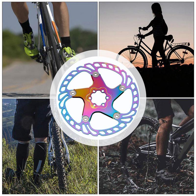 Mountain Bike Disc Brakes Colorful Bicycle Disc Brake Modification Mini Bike Brake Brakes For Disc Bikes Cycling Accessory For