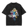 Mens TShirt Dispatch Game  Washed T Shirts Fashion  Summer Tees Streetwear Simple Casual Clothes Gift