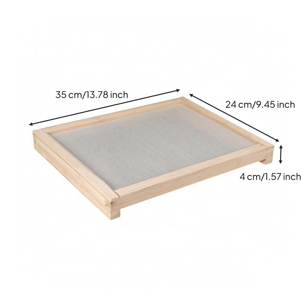 Incense Drying Net Breathable Tray with Mesh Screen for Workbench