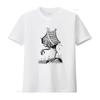 Slavic Folklore Baba Yaga Art Walking House on Chicken Legs T Shirt vintage Washed Versatile streetwear Slightly fashion