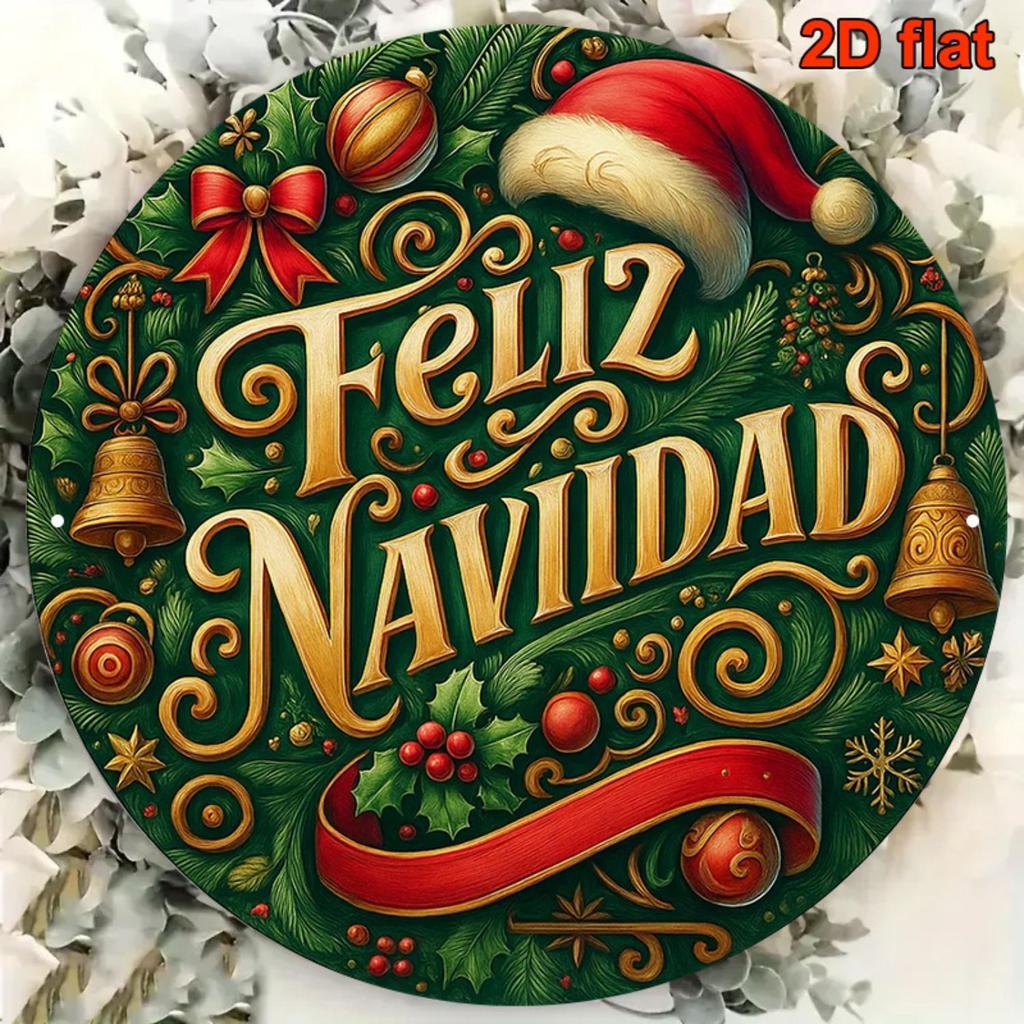 2D Flat Metal Wall Sign Decor