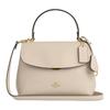 Emory 25 Metallbeschläge Schulter Crossbody Glattes Leder Tragetasche Mittel Damen Handtaschen Haferflocken CCE54-IMOAT