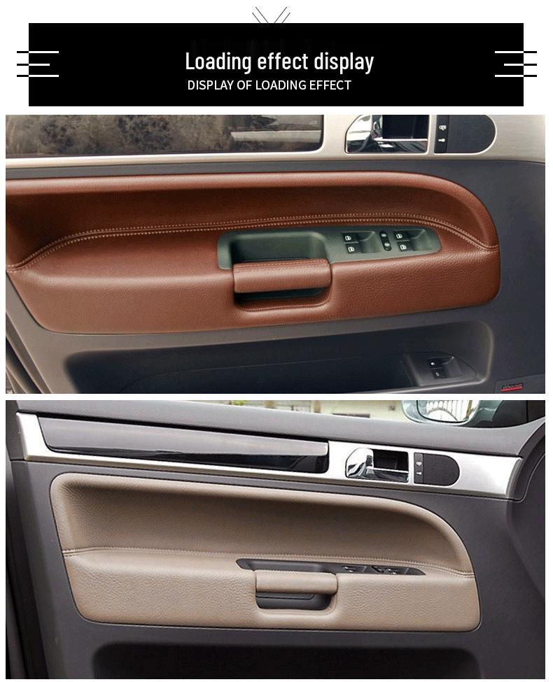 Volkswagen Touareg Black Front Left Driver's Door Handle with Inner Buckle