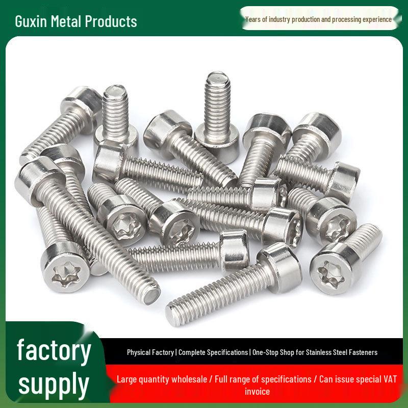 304 Stainless Steel Torx Head Machine Screws M1.6-M3