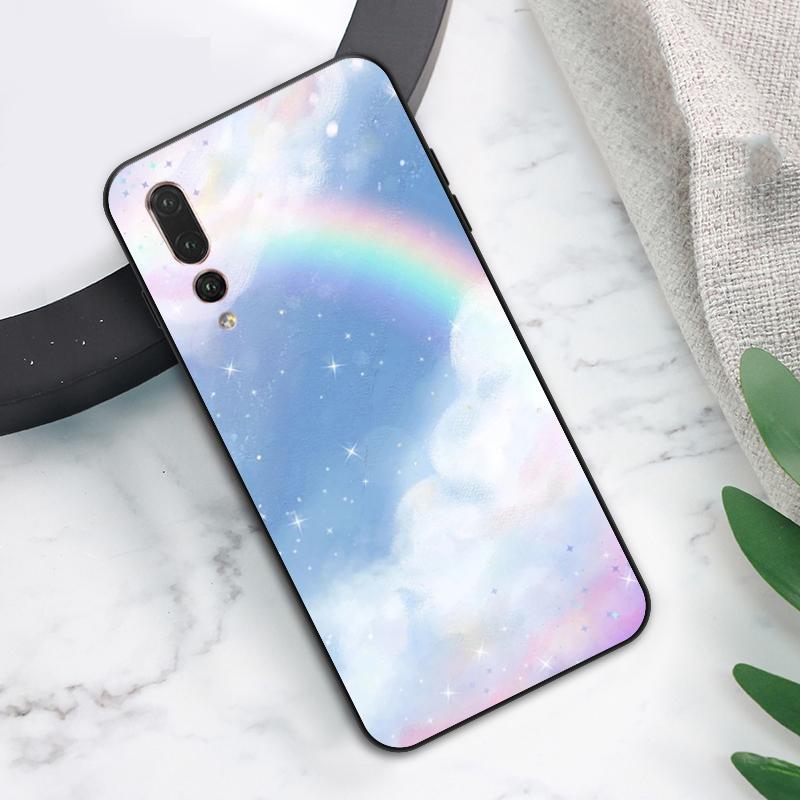 Coque Paysage Coucher de Soleil Coréen Pour Huawei Nova 10 9 SE 8i 11i 12i 12s Y60 Y61 Y70 Y90 Y72 Y73 Y91 P60 Pro P40 P30 Lite