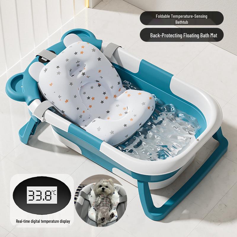 Faltbare Anti-Flucht-Haustier-Badewanne für Katzen & Kleine Hunde