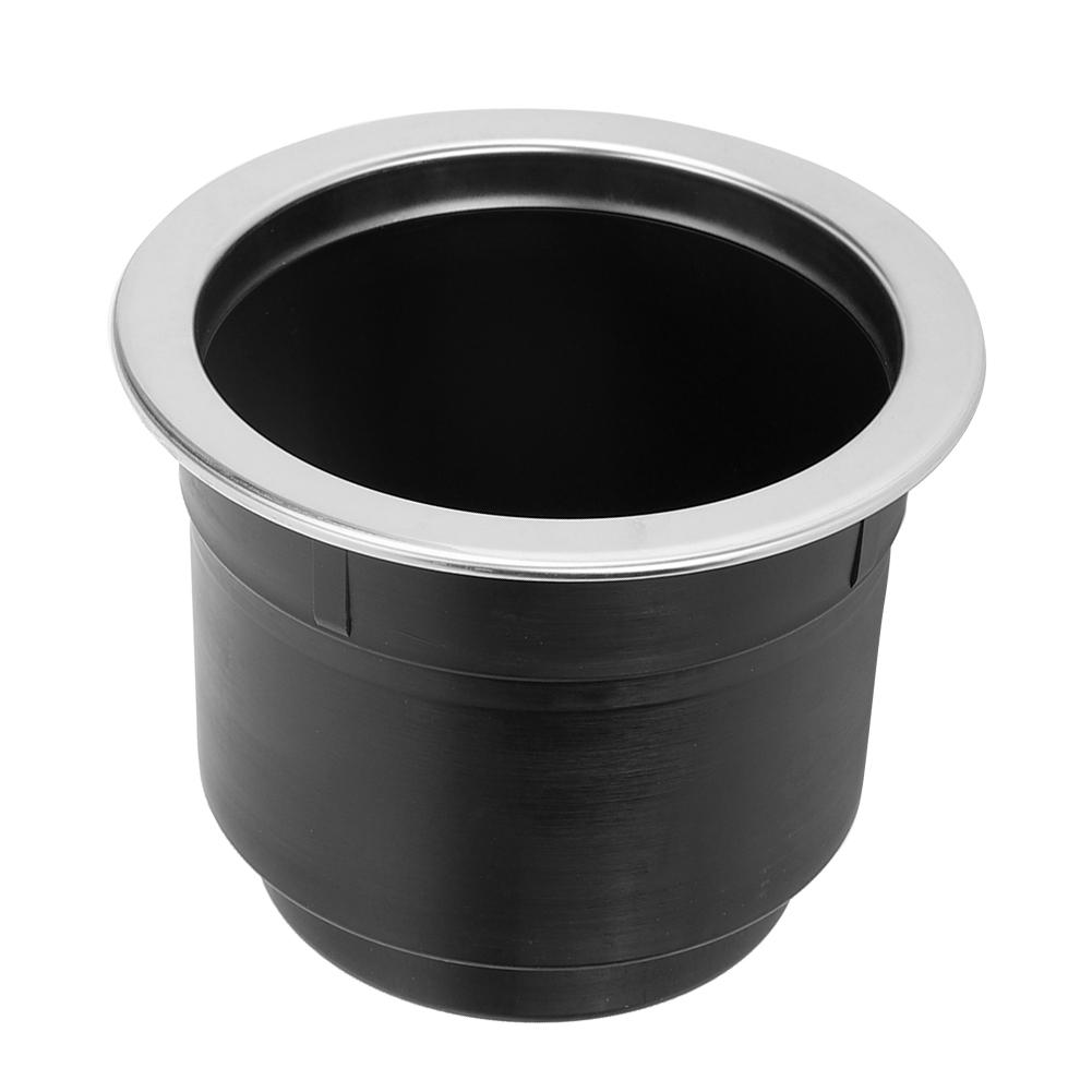 Plastic Stainless Steel Drink Cup Holder Bracket for Yachts MotorhomesBlack