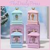 Lovely Lolita Style Resin Music Box Bedroom Bedside Star Light Creative Gift For Girls