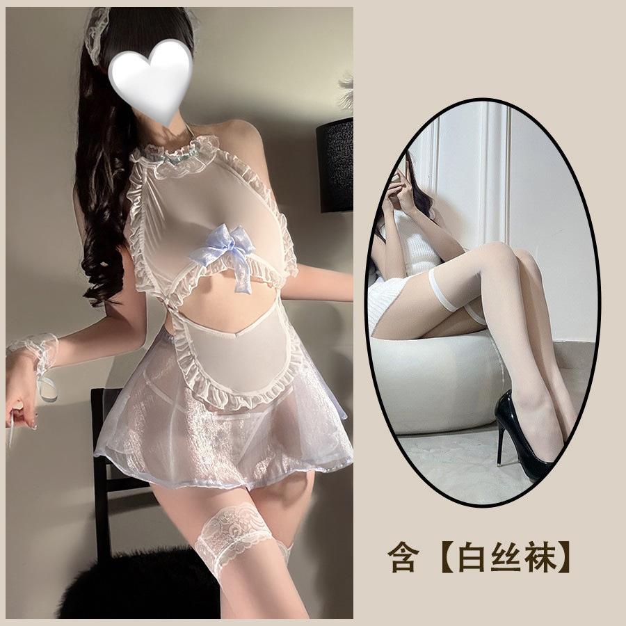 Sexy lingerie sexy maid pure lust seduction free passion suit transparent bunny bed ol uniform